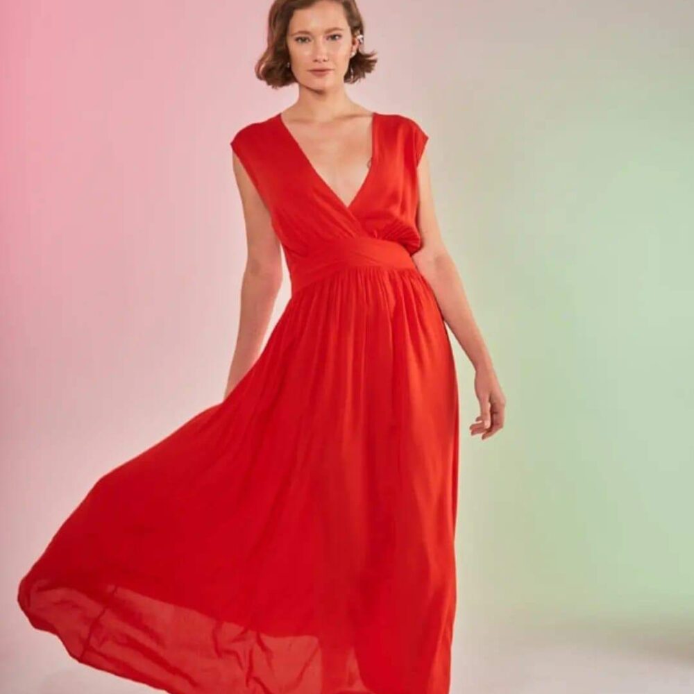 VESTIDO BRIANA ROJO