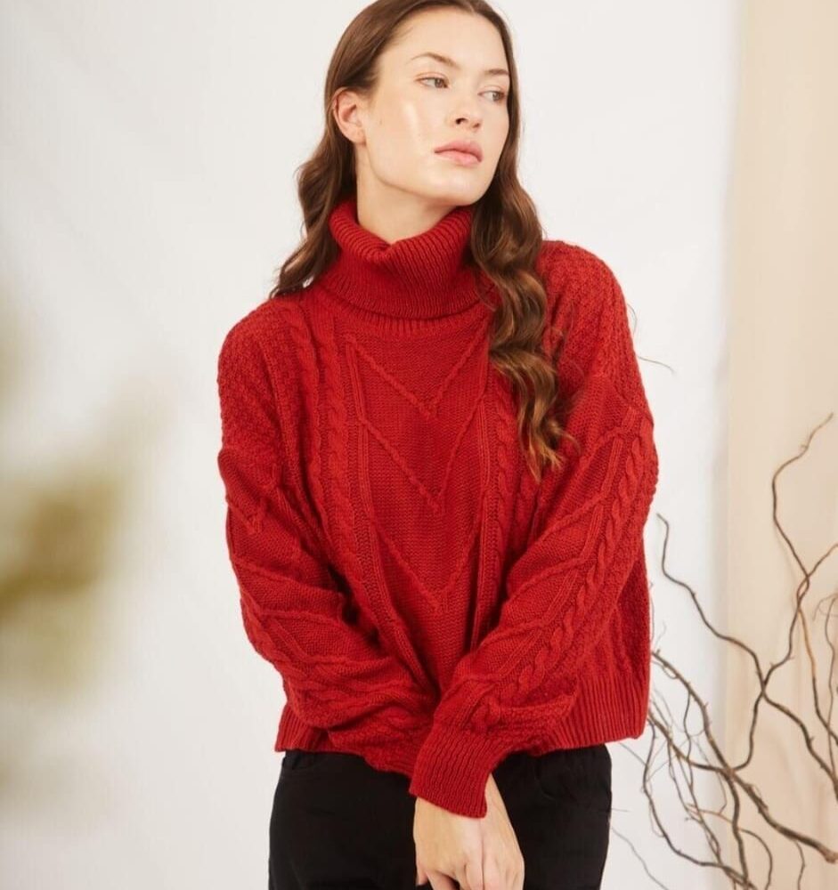 SWEATER ODONA ROJO
