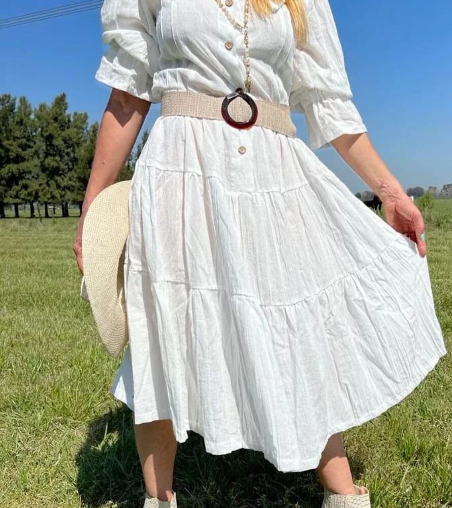 Vestido francia crudo