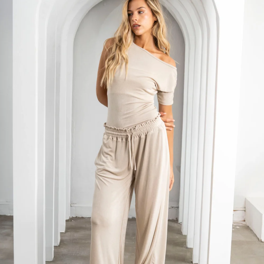 Blusa verano beige