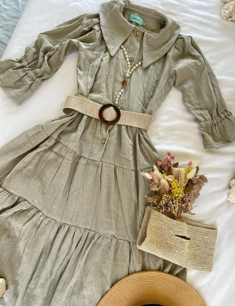 Vestido francia topo