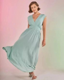 Vestido briana aqua