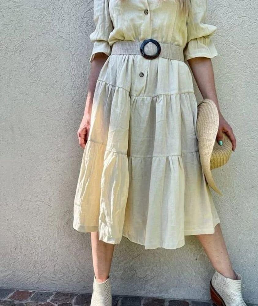 Vestido francia beige