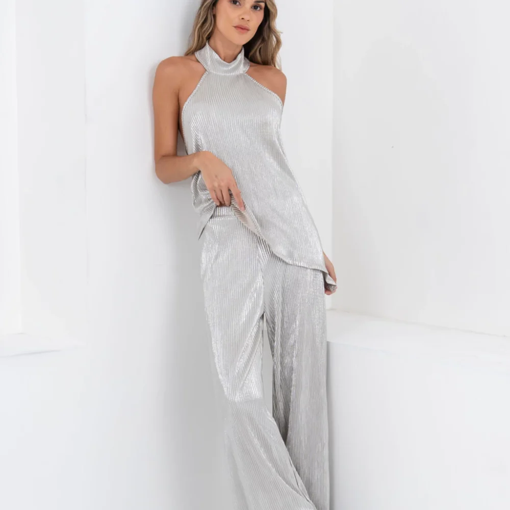 Pantalon araya plata